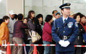 オープニングイベント警備